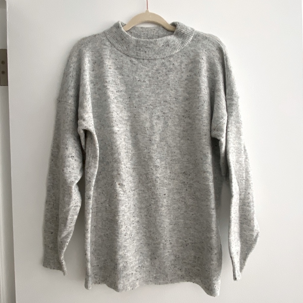 Grey Mock-Neck Sweater *never worn*